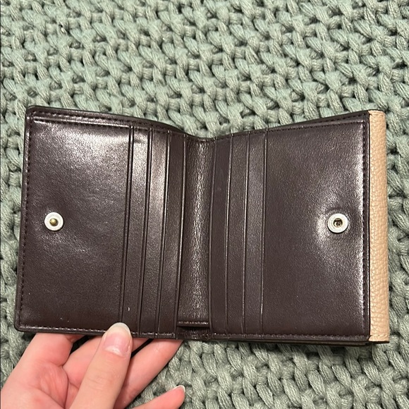 Coach Tan trifold leather wallet - Picture 2 of 5